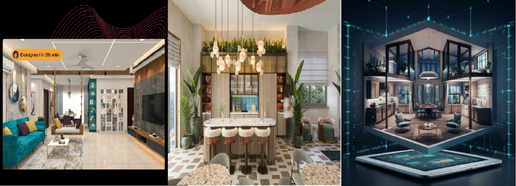 Professional AI interior design render suitable for client presentations