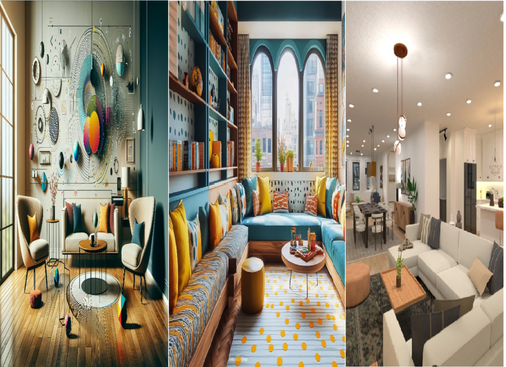 AI tool visualizing furniture placement and home decor arrangement